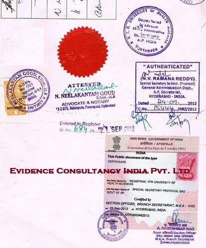 Degree Certificate Apostille for France